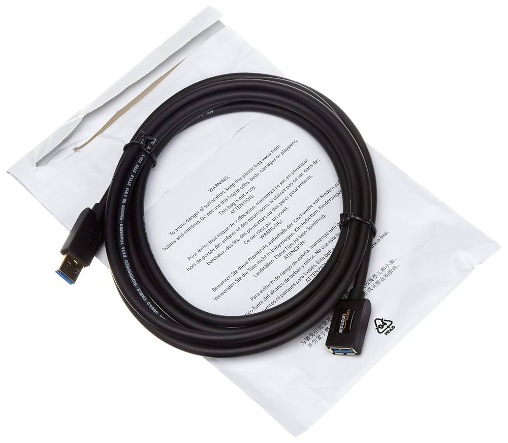 Amazon.co.jp: Amazonベーシック USB3.0延長ケーブル プリンター